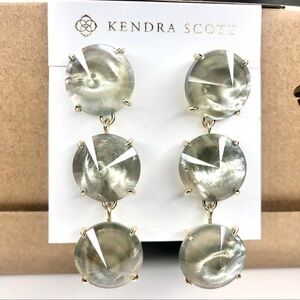 Kendra Scott Jolie Silver Drop Earrings